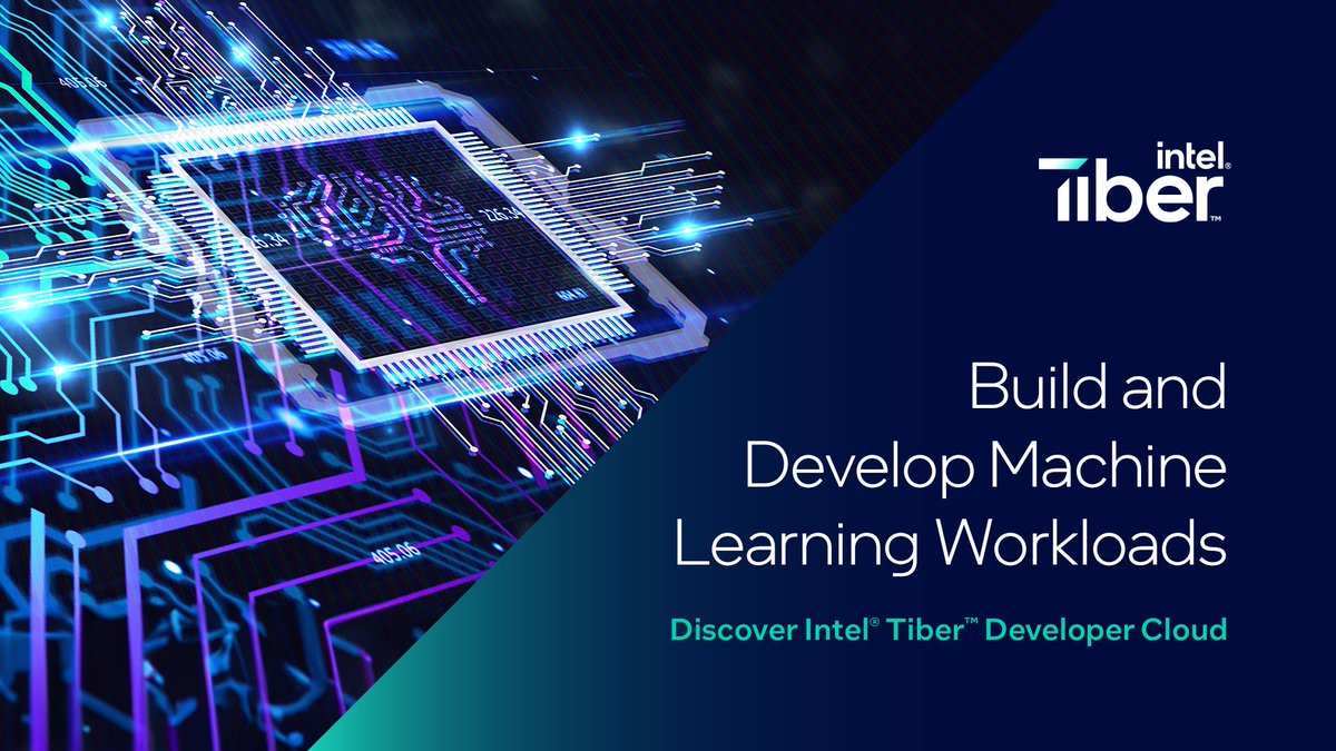 Start developing #MachineLearning workloads without needing your own infrastructure! Intel Tiber Developer Cloud allows developers to accelerate their #AI development with Intel optimized software on the latest Intel hardware. Learn more: intel.ly/3ABn5E1
