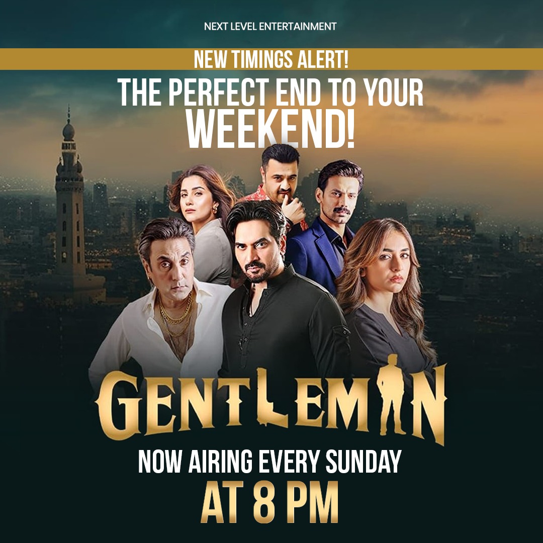 End your weekend on a high note with Gentleman! Tune in every Sunday at 8 PM for the perfect mix of drama and excitement. Don’t miss it!

#gentleman 
#humayunsaeed #yumnazaidi #GreenEntertainment #zahidahmed #ahmadbutt #sohaialiabro #khaledanum #adnansiddiqui