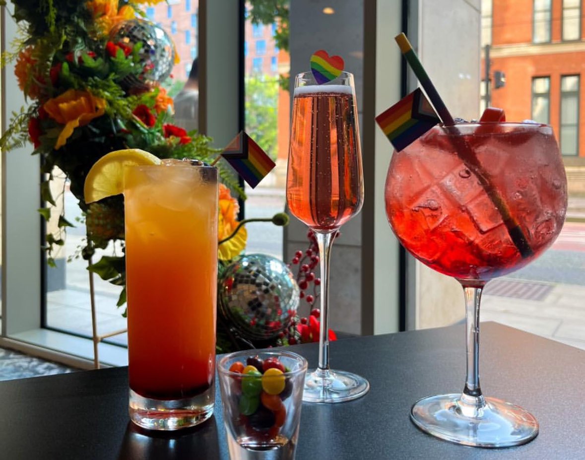 roby1844's tweet photo. HAPPY PRIDE, MANCHESTER! ���️‍🌈🏳️‍🌈

Celebrating until Mon 26th August, join us at Roby and try our exclusive Pride cocktail featuring gin, raspberry and lemon. 🍋 

With our two-floor terrace, we’ll also be celebrating with a live DJ set TODAY until 7pm, see you soon! 🍾🍾

#mcrpride https://t.co/YzYTxlNq6t