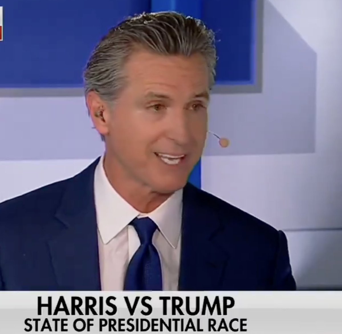 BREAKING: California's superstar Governor Gavin Newsom demolishes Donald Trump as "stale" and boring during an appearance on Fox News and praises Kamala Harris' historic campaign — infuriating MAGA viewers.

He absolutely nailed it...

"But right now you feel the fresh air of