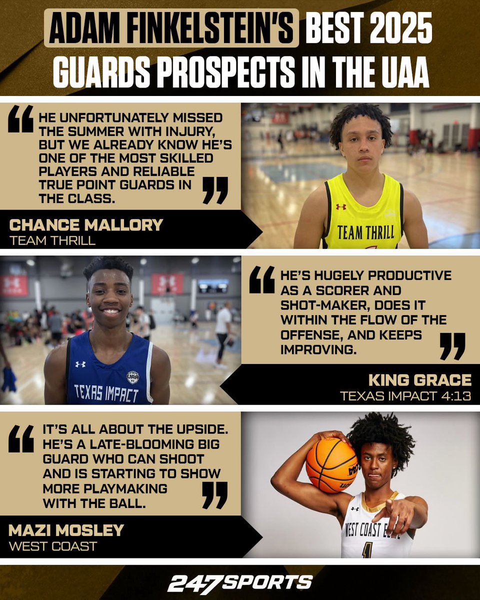 Today’s summer scouting series feature…

The best guards in the Under Armour Association. 247sports.com/article/summer…