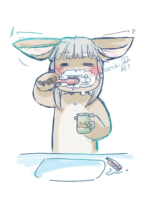 #歯ブラシの日歯ブラシナナチ#メイドインアビス 