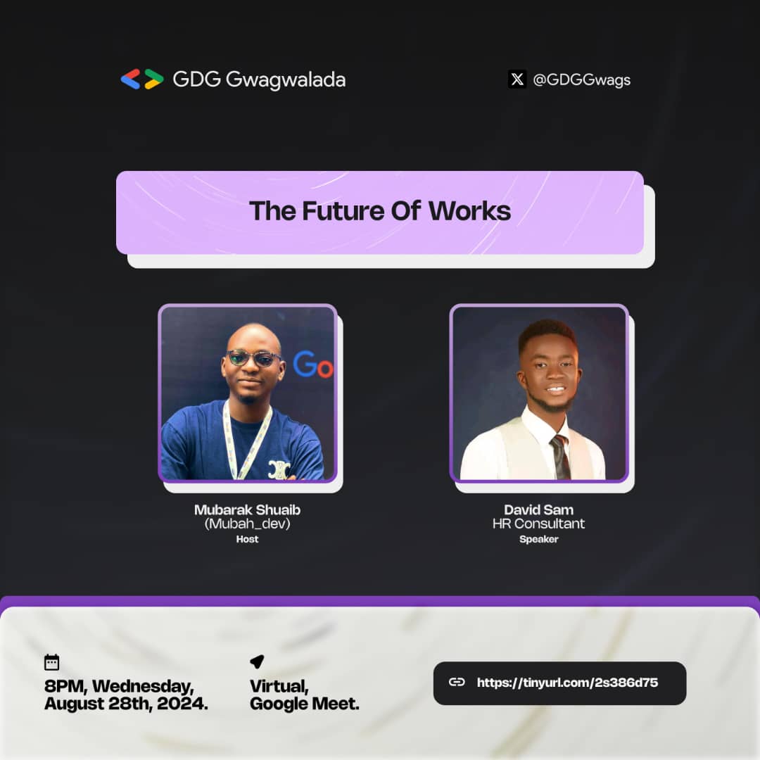 Join us as we dive into the Future of Work with <a href="/iamdavidsam_/">David Sam</a>. His insight as an HR and Entrepreneur will guide us from AI to remote collaboration, we’re exploring the trends shaping tomorrow. 

Don’t miss out—be part of the conversation💡

Register here: tinyurl.com/4sm8akmk