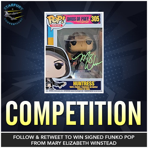 An exciting competition for all fans of the DC Universe!

We're giving away a <a href="/OriginalFunko/">Funko</a> of The Huntress from the film Birds Of Prey signed by Mary Elizabeth Winstead!

For a chance to win this prize, simply follow us &amp; retweet this post!

The winner will be chosen on Sunday.