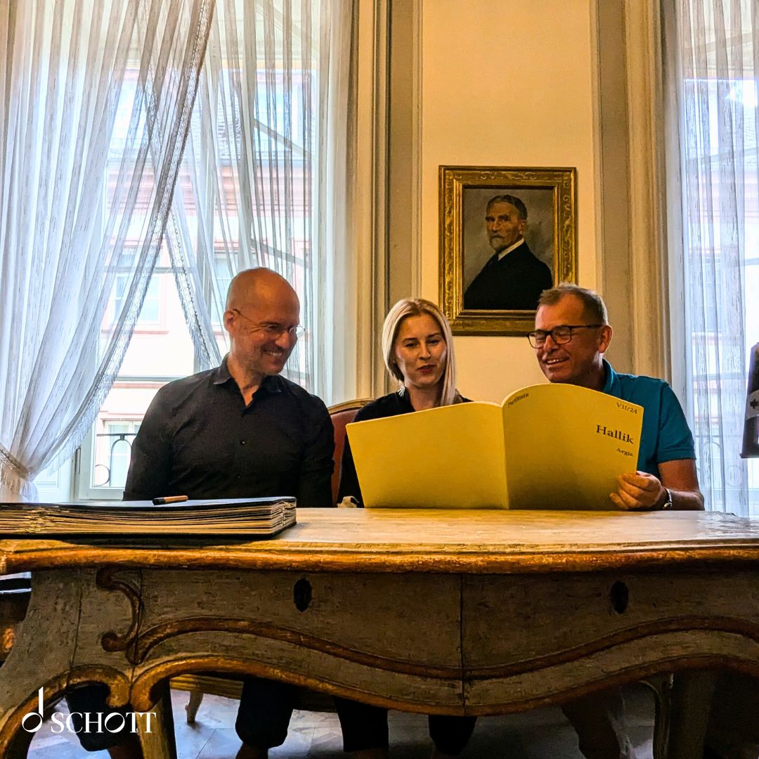 ElisHallik's tweet photo. A Truly Remarkable Day! I'm thrilled to announce that from now on, all of my works will be exclusively published by Schott Music. I am deeply moved and immensely grateful for this incredible opportunity, and I eagerly anticipate all that the future holds! @schottmusic https://t.co/H20F5hnJ6N