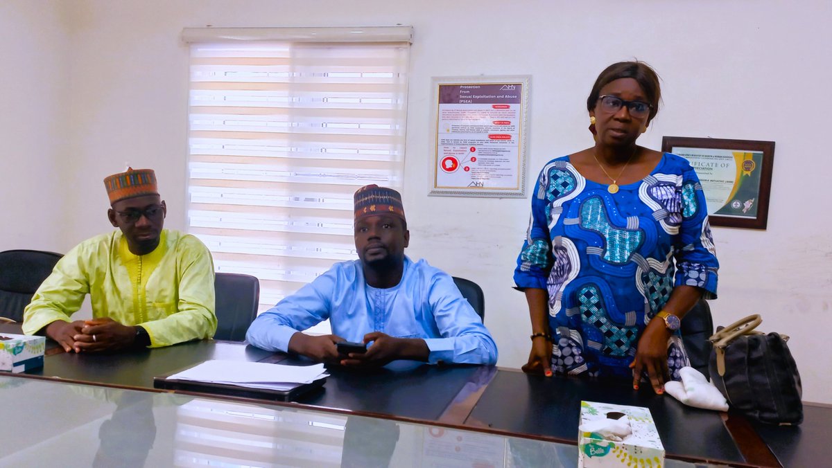 AHNiHQ's tweet photo. Honored to receive a condolence visit from the Adamawa State Ministry of Health at ACEBAY Project HQ in Yola. They paid respects to Dr. Jonah John Baba, our Technical Director TQLA and ACEBAY lead. His legacy in healthcare will inspire us forever. #Condolence #Healthcare #ACEBAY https://t.co/3GdyFH6njn