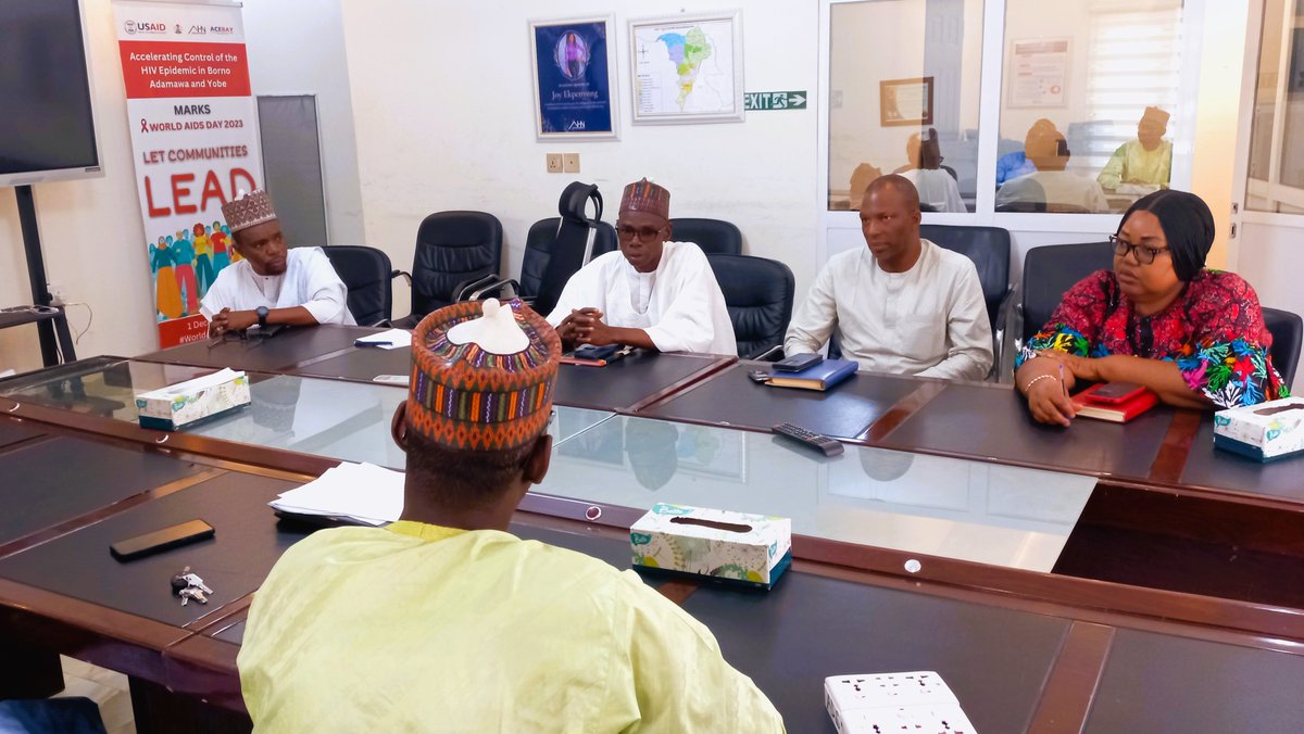 AHNiHQ's tweet photo. Honored to receive a condolence visit from the Adamawa State Ministry of Health at ACEBAY Project HQ in Yola. They paid respects to Dr. Jonah John Baba, our Technical Director TQLA and ACEBAY lead. His legacy in healthcare will inspire us forever. #Condolence #Healthcare #ACEBAY https://t.co/3GdyFH6njn