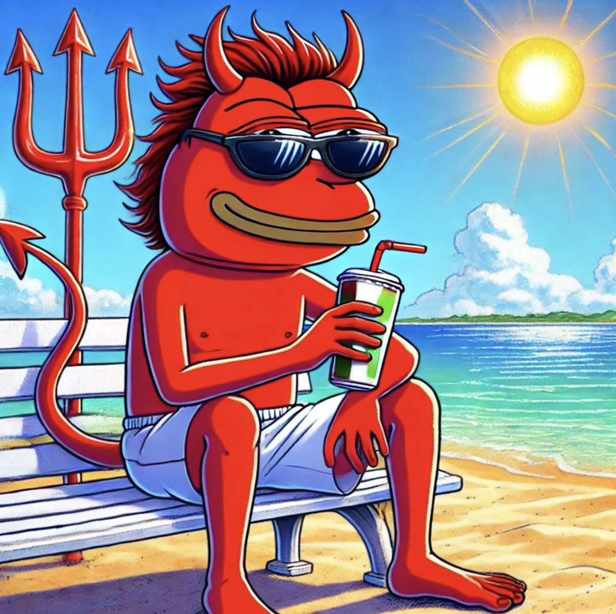 CryptoBunny0o's tweet image. If you’re looking for a based project then this is it. $DPEPE taking its time to do things right. #dpepearmy #devilarmy