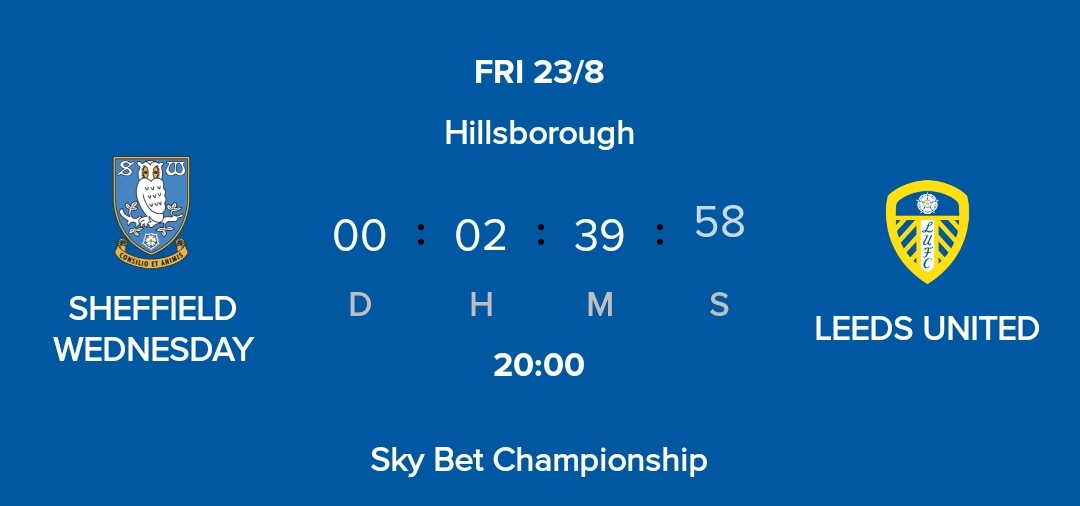 MOTRutterLUFC's tweet photo. 2 hour and 1/2 to go! Score prediction? https://t.co/resejLp4P4