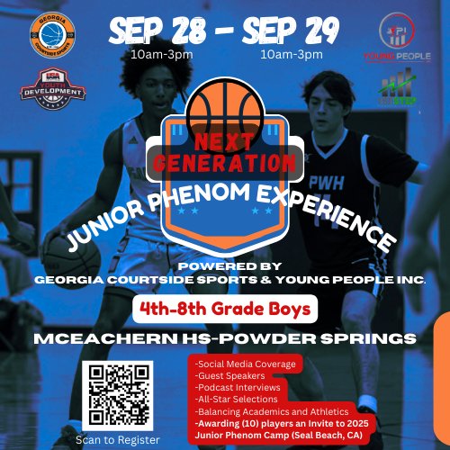hubbnite2's tweet photo. As Jr. Phenom National Scout, I will attend the Next Generation basketball camp September 28-29, at MCeachern high school, where I will identify young talented players to attend the World's most Elite middle school basketball camp; The 2025 Phenom National Camp in Seal Beach, CA https://t.co/9Uc2nq6EEg