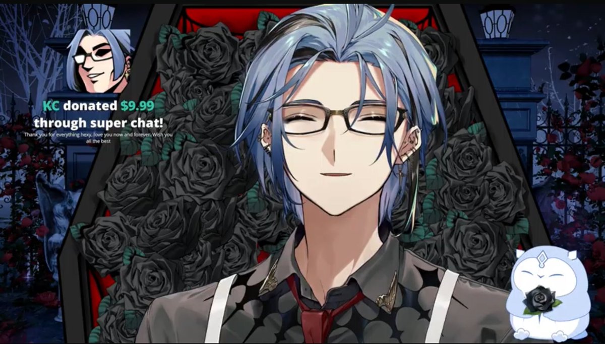 Sleeping_hooman's tweet photo. That sweet damn smile…
#Hexecution #HexLivewire
This is my final message to everyone as a #sickling :
Please remember to hydrate up, eat well and rest well. He may be gone but he shan’t be forgotten. 🖤🥀🌧️ https://t.co/anwKVf9id5