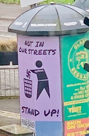 So, we have done an anti-racism poster campaign. These will be going up in Glasgow, London, Birmingham, Bristol, Liverpool, Sheffield, Manchester, Cardiff &amp; Edinburgh.

If you see one in your city I’d love it if u could post a photo.

Thanks to Buildhollywood for helping w/ this!
