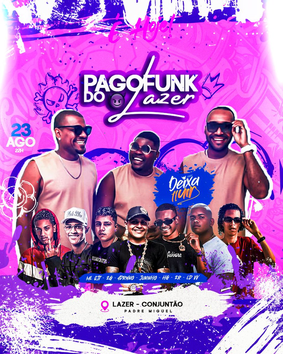 CjtFoliaofc's tweet photo. HOJE É PAGOFUNK DO LAZER..🇮🇶🕺🔥
2 CARRETINHA ☑️
GRUPO DEIXA FLUIR ☑️
DJS DO IRAQUE MIDIA ☑️ https://t.co/MSb7VsVbT6