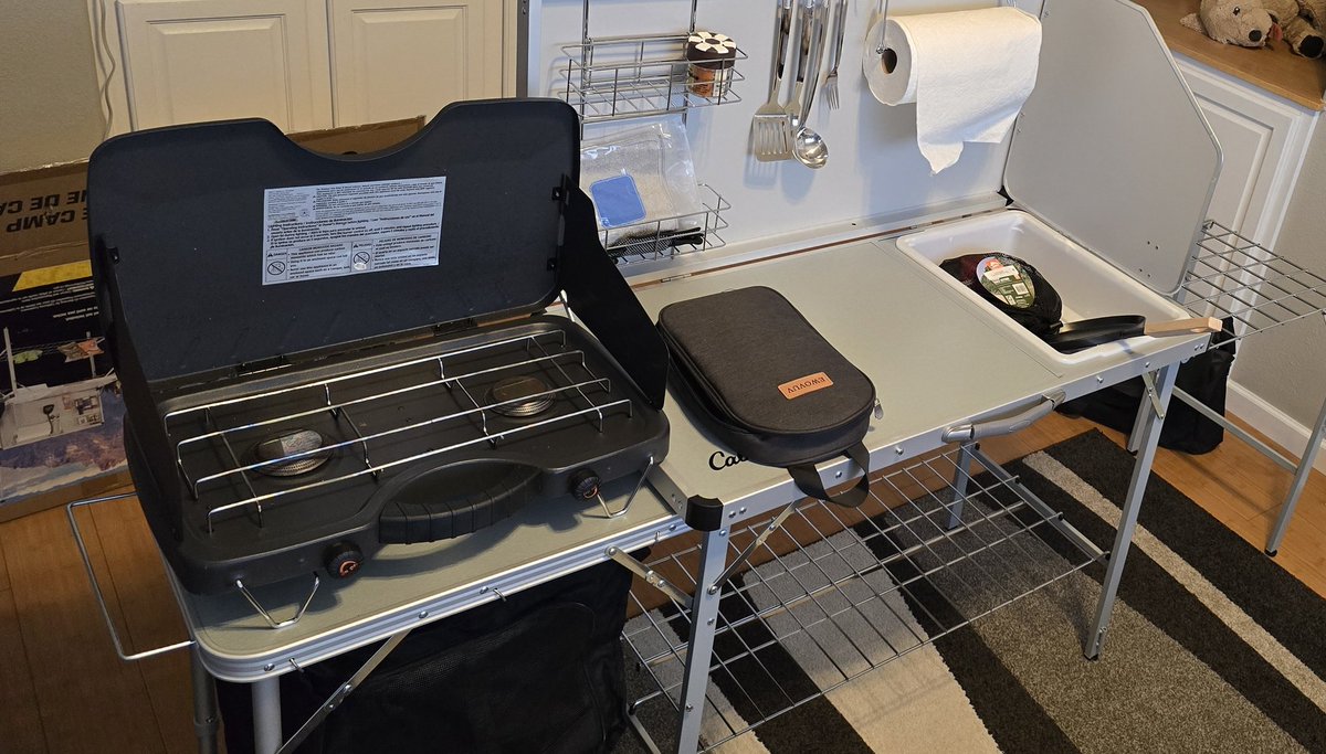 Picked up a new camp kitchen the other day. Ready to test it out this weekend.