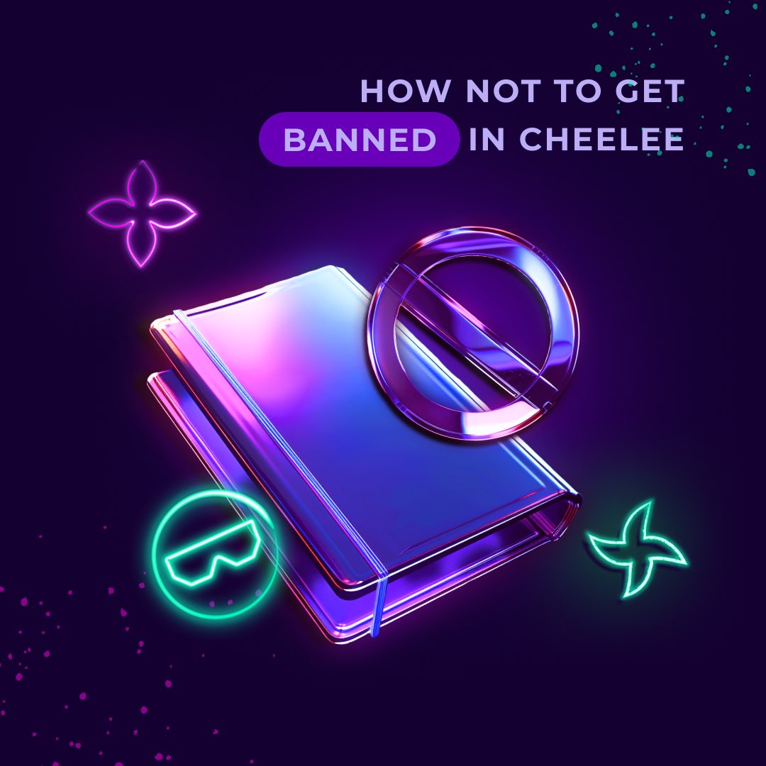 Hi, Cheeleers! 👋 To avoid getting banned and fully enjoy our platform: •  One account per device: Keep your account linked only to your device. Using  the same account on different devices