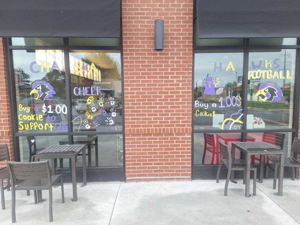 mlwedel77's tweet photo. Get out and support the Chaska Hawks Football team by buying a cookie at Chick-fil-A, today through Aug 28th. For every cookie the team gets $1 💜🏈 https://t.co/37kVzfQfoS