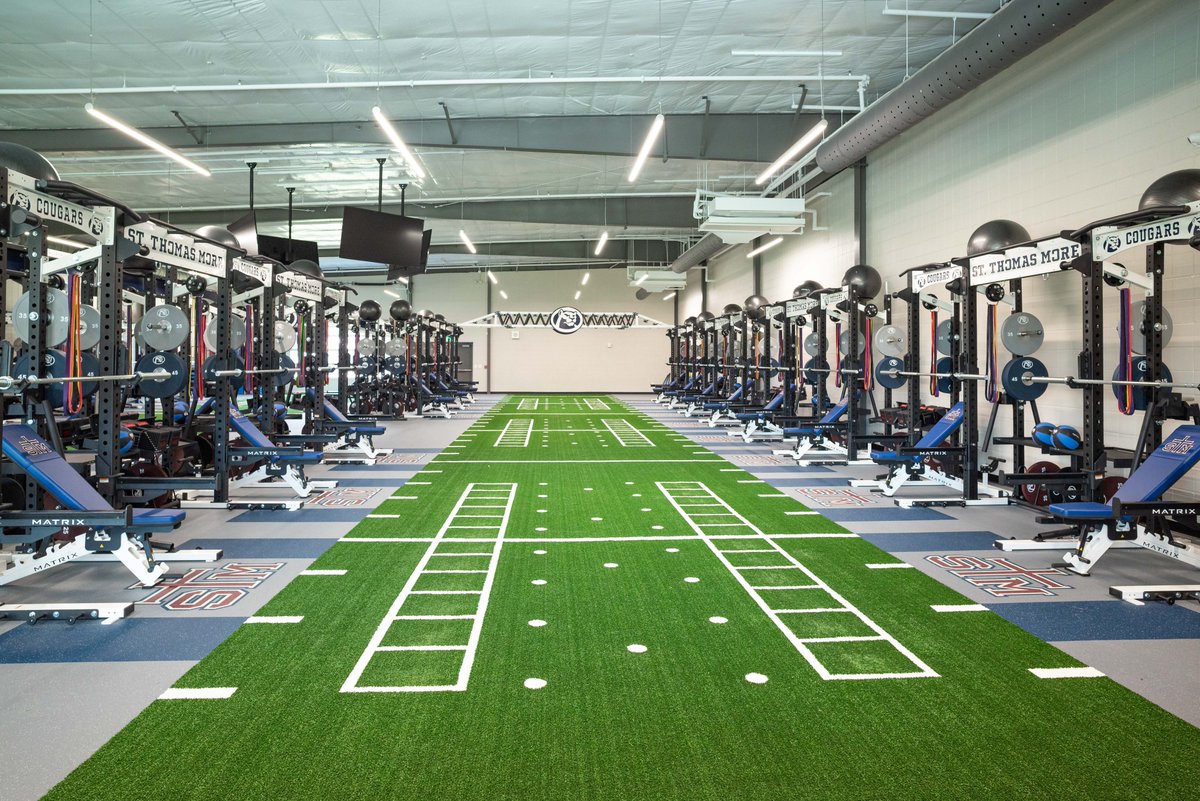 STMCatholicHS's tweet image. Welcome to where champions are made! Here's a look at the 6,000 sq. ft. state-of-the-art weight room at the Our Lady of Lourdes Cougar Athletic Center. We are so grateful to everyone who made this possible. #envisionmore #cougarathleticcenter #icanenvisionmore @MatrixFitnessUS