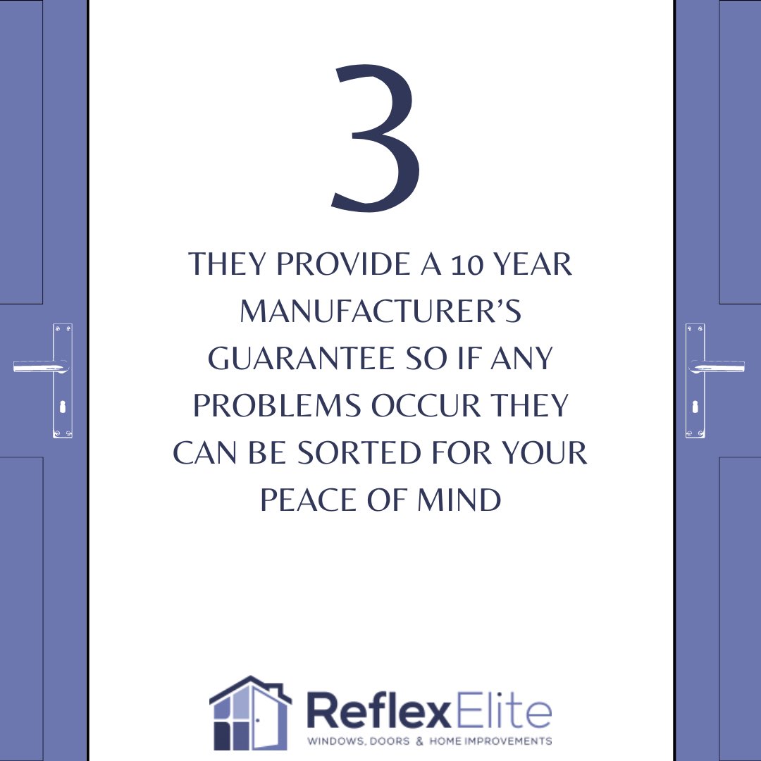 ReflexElite's tweet photo. 3 Reasons to Choose a Solidor Front Door!

1) High Security and Safety Measures
2) The largest range of Colours to choose from
3) A 10 year manufacturer Guarantee

Design your own Solidor Front Door via our website!

#solidor #solidorfrontdoor #frontdoor #doors #door #newdoor https://t.co/GaW78gZnNv