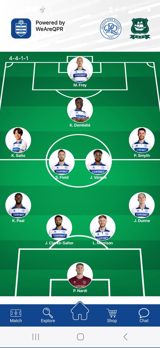 My <a href="/QPR/">QPR FC</a>  team guess for tomorrow,  would you make any changes?

#QPRPLY