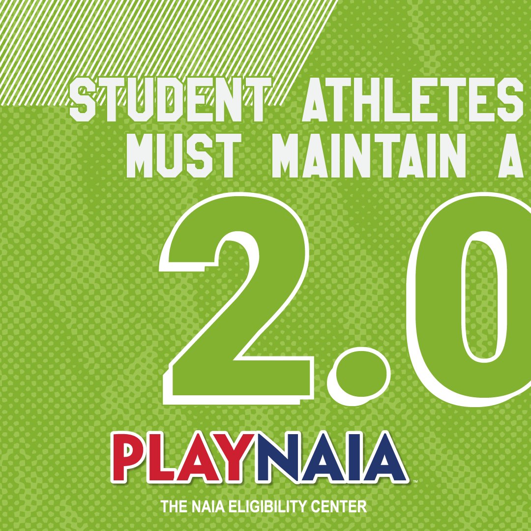Don’t drop passes… and don’t drop your GPA.
 
NAIA Student-Athletes must maintain a 2.0 GPA after their first season of competition.

#PlayNAIA