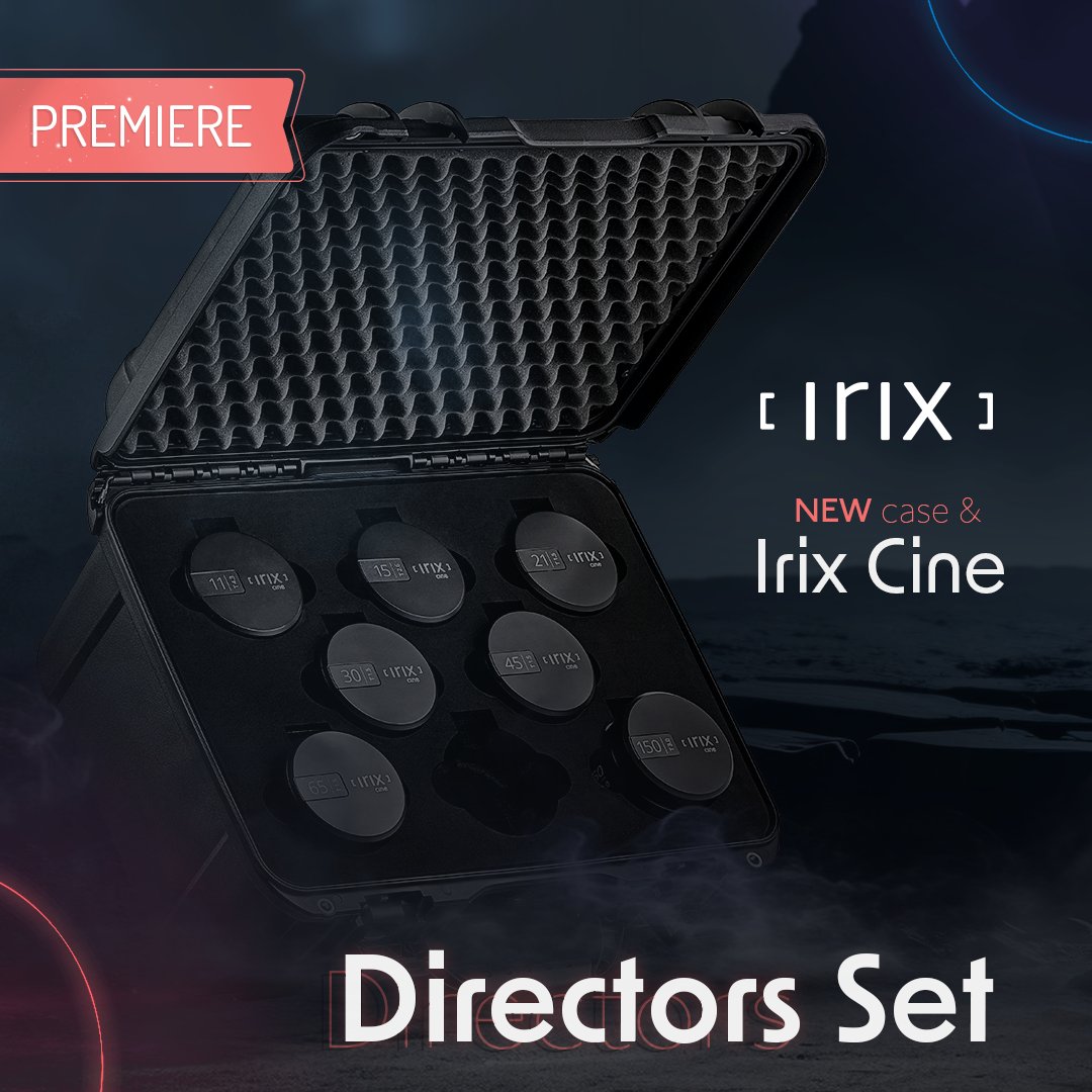 📢 Introducing the Irix Cine Directors Set!⁠ 

The ultimate collection of 7 lenses, designed to meet the diverse needs of filmmakers. This set offers unmatched versatility, from wide establishing shots to detailed close-ups. 
⁠
➡️ Pre-Order yours now: irixusa.com/irix-cine-dire…