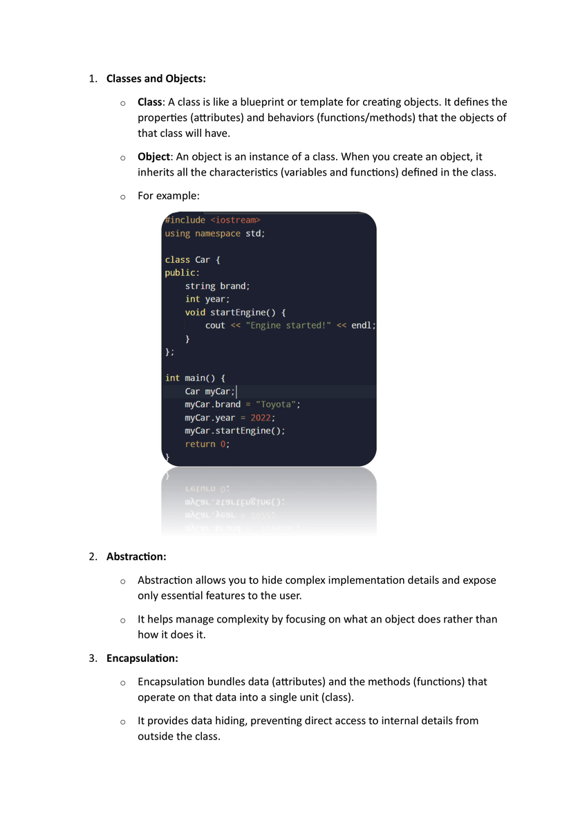 TechHarshal's tweet image. 📚 Day 20 of learning C++ programming language 💻
Today’s learning progress:
- OOPs in C++
- Concepts
- Examples
Today's Notes are Given
#100daysofchalleng #20day #Twitter