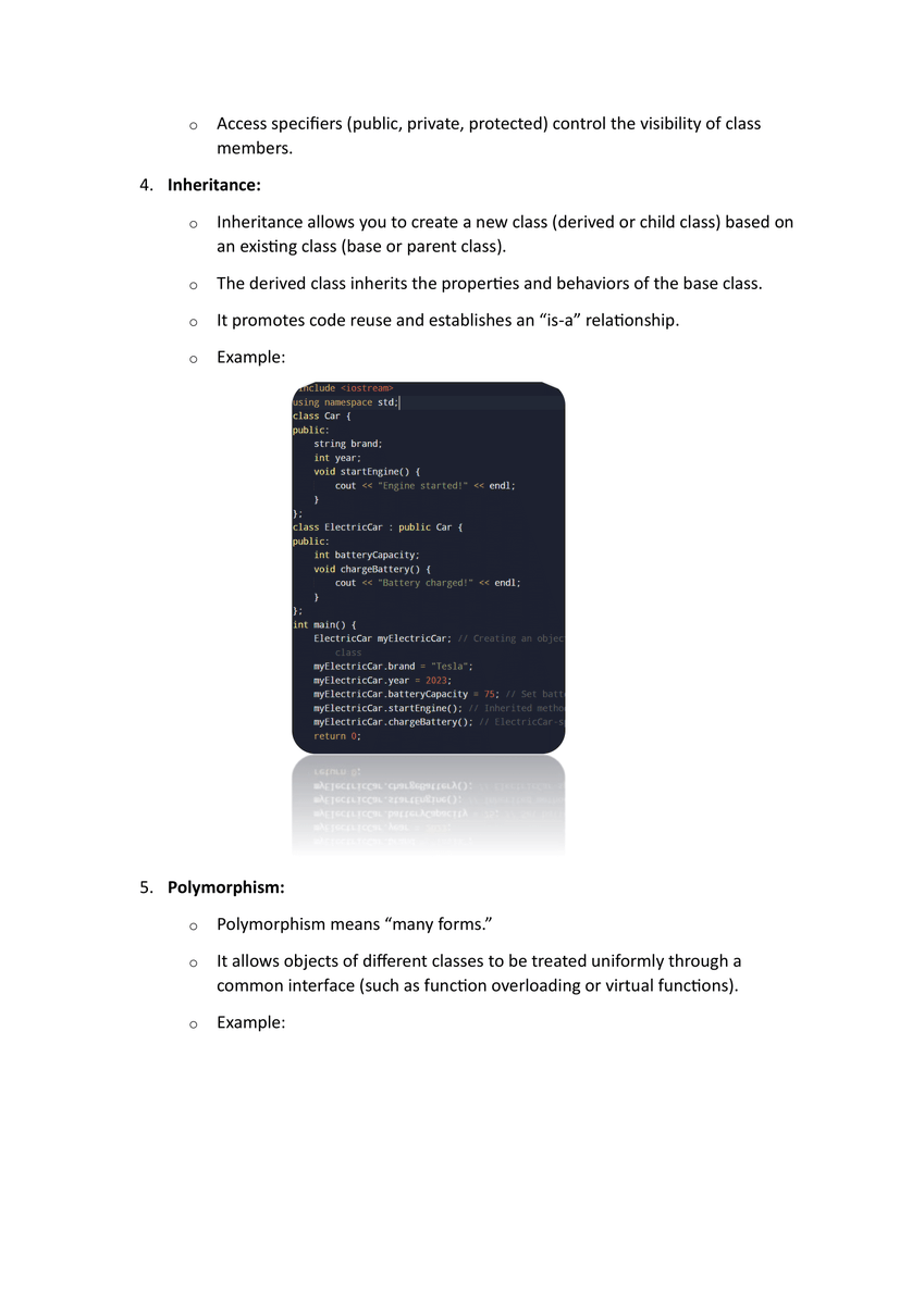 TechHarshal's tweet image. 📚 Day 20 of learning C++ programming language 💻
Today’s learning progress:
- OOPs in C++
- Concepts
- Examples
Today's Notes are Given
#100daysofchalleng #20day #Twitter