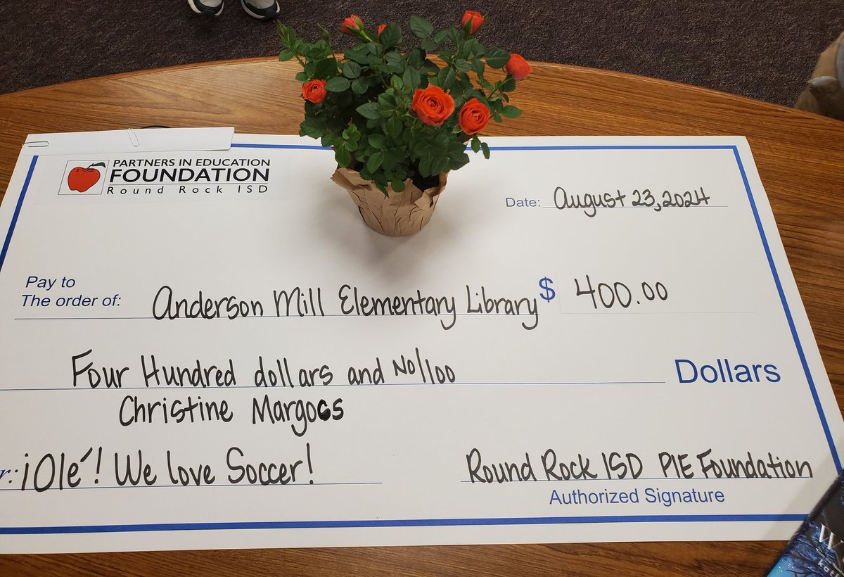 Anderson Mill Elementary Library tweet media