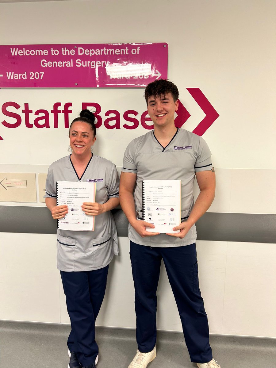 208ward's tweet image. It’s that time again when Year 3 students gain the blue uniform. 

Ward 208 wish to thank Kelly and Ethan for being such great student nurses and being valuable members of our team. 

Best of luck to you both, as you commence your new posts and this new journey. 

@NHSGrampian
