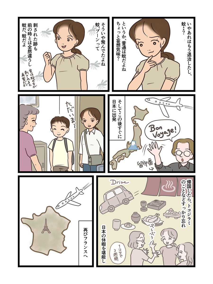 KajitanJ's tweet photo. トコジラミとの戦い 6 
数年に渡る戦いを漫画にしました。これは私の経験を漫画にしたもので、また数年前のフランスの情報が元になっているので、必ずしも最新の情報ではないこと、ご了承ください。
#漫画が読めるハッシュタグ #トコジラミ #南京虫 #エッセイ漫画 #海外生活漫画 #丸梶堂トコジラミ https://t.co/n31twK71xJ