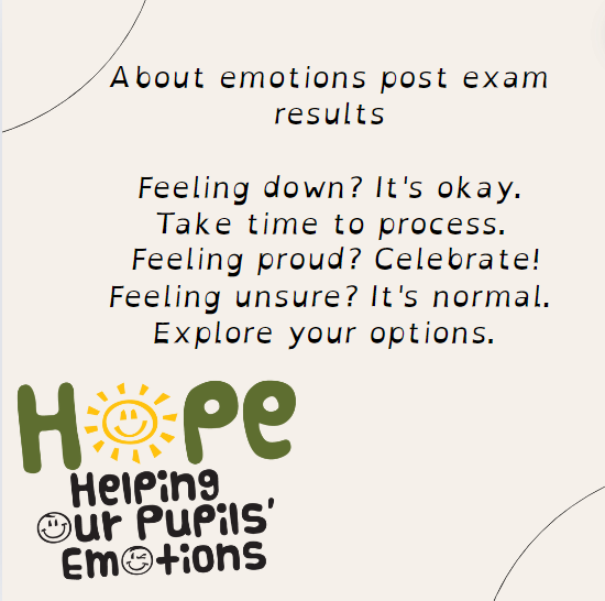 hopeproject2016's tweet photo. Our message about emotions post exam results :) https://t.co/HuZuYxm0AS