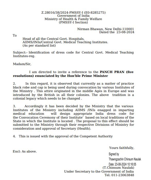Heights of Shamelessness! 
★36-36 hour duties 
★Several suicide 
★Mental torture 
★Less stipend 
★Regular Assualt

But Govt is Focusing on Dress Code !!
<a href="/MoHFW_INDIA/">Ministry of Health</a> <a href="/PMOIndia/">PMO India</a> 
#MedTwitter #JusticeForAbhaya