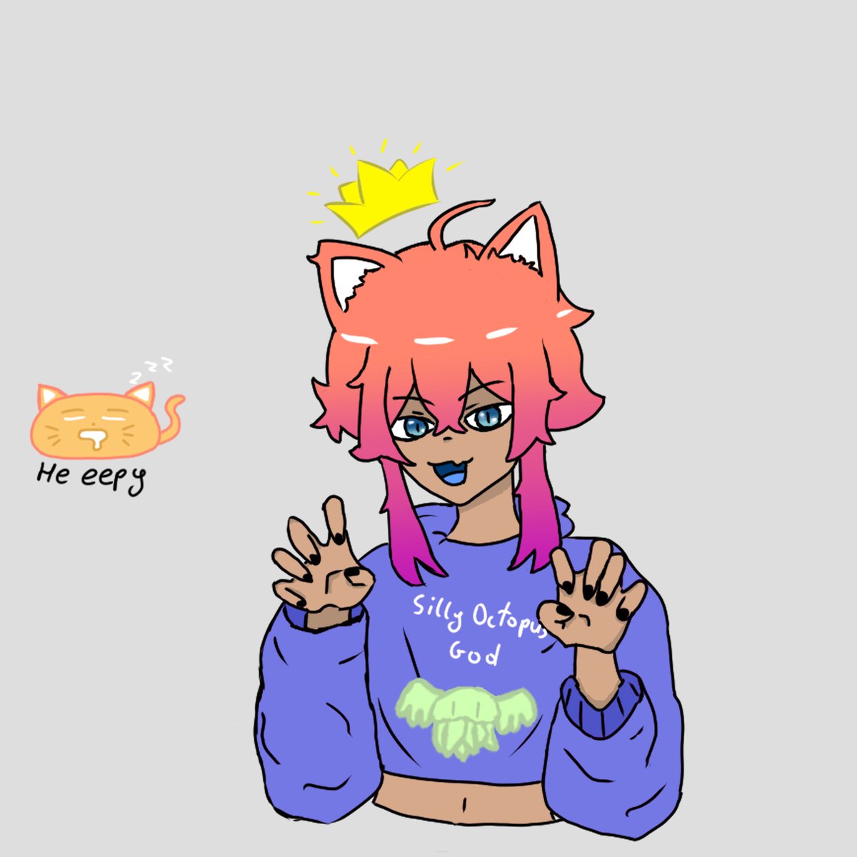 He tries to be scary (he looks more homo than straight and scary) <a href="/Mochi2772/">Mango Mochi “draedon lover” :3</a>