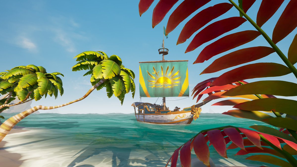 The golden sun will sail through every corner of the sea.

#SoTShot #SeaofThieves 
<a href="/SeaOfThieves/">Sea of Thieves</a>