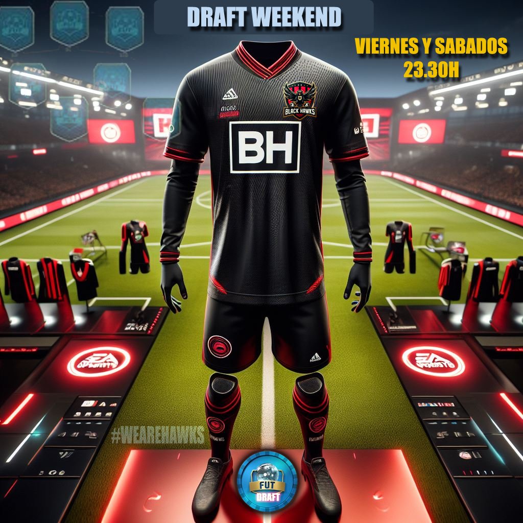 BlackHawks_fc's tweet image. #DraftWeekend @BlackHawks_fc 
🚨Inscripciones cerradas🚨. Comenzamos en breve sorteo capitanes y empezamos con el drafteo. No olvidéis seguidnos en #twitch 

📢twitch.tv/blackhawksfc
