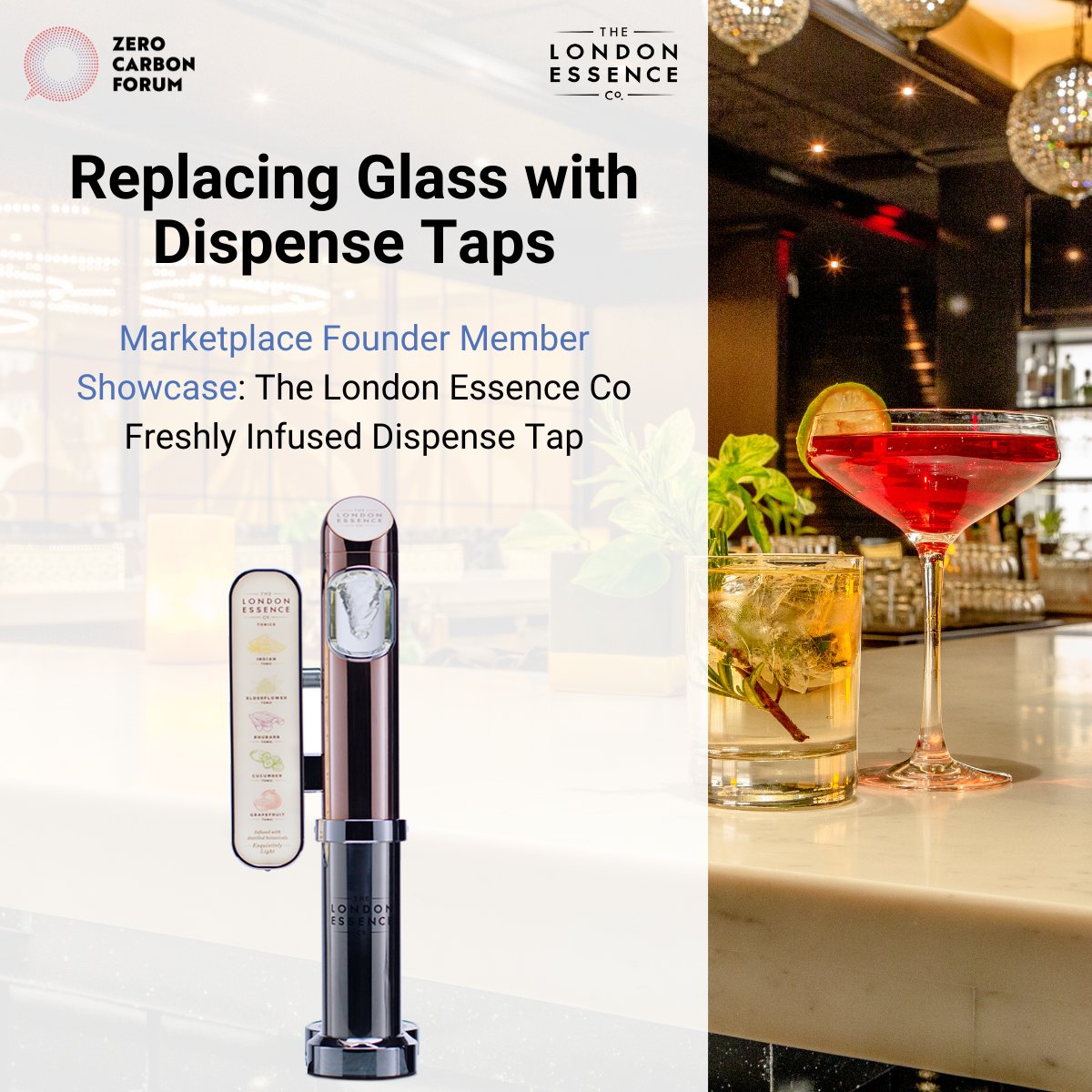 Zero Carbon Forum (@forum_carbon) on Twitter photo Marketplace Member Showcase! <a href="/londonessenceco/">The London Essence Company</a> recently launched its Freshly Infused dispense system-a #sustainable solution which reduces packaging waste by 99%, allowing #hospitality venues to serve its globally renowned premium mixers more sustainably🌍
zerocarbonforum.com/market-place Marketplace Member Showcase! <a href="/londonessenceco/">The London Essence Company</a> recently launched its Freshly Infused dispense system-a #sustainable solution which reduces packaging waste by 99%, allowing #hospitality venues to serve its globally renowned premium mixers more sustainably🌍
zerocarbonforum.com/market-place