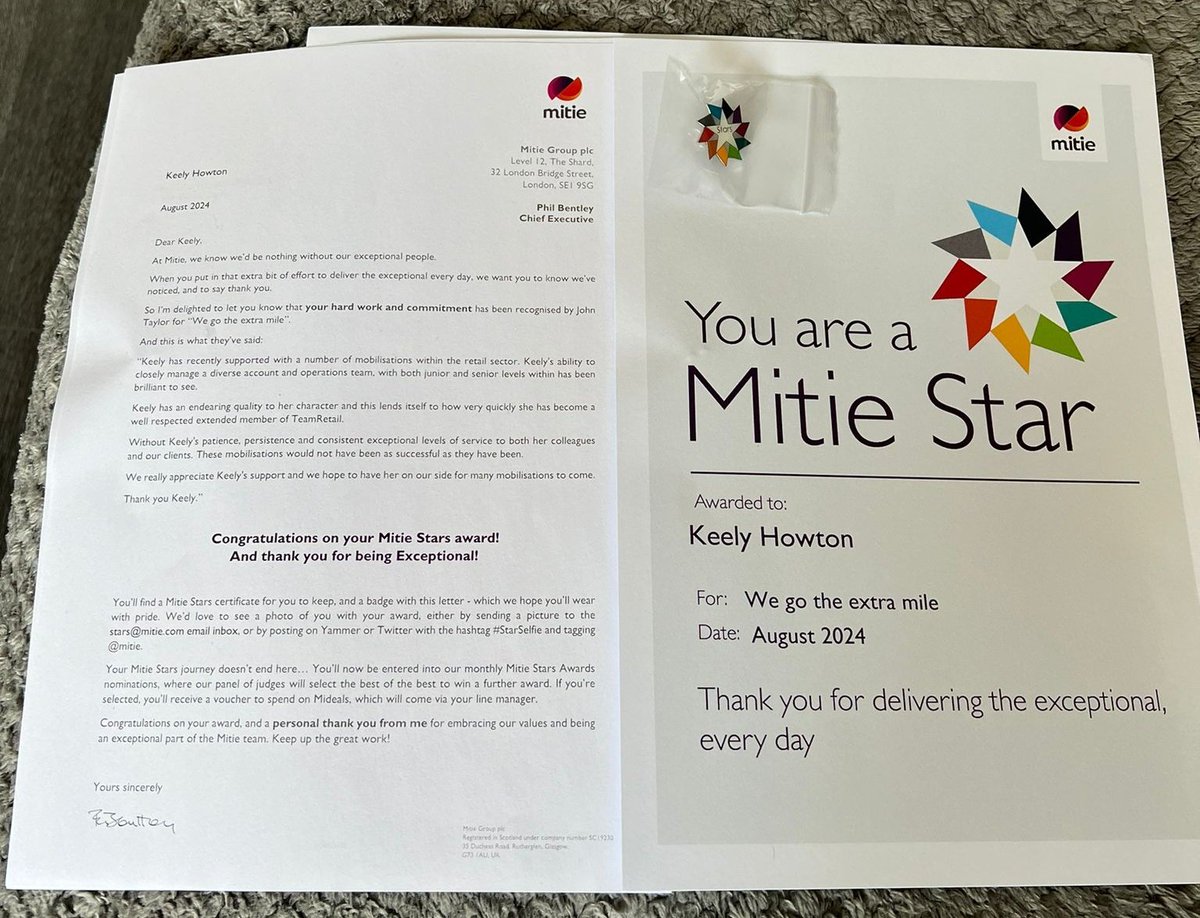 Alex kershaw (@alexkershawtsm) on Twitter photo A very Happy Friday for Keely in my team not only has she had the week off work (Jealous) she received a nice surprise from postman pat this morning from <a href="/JohnTaylorSec/">John Taylor</a> It always great to be reconsised for your hard work and effort! 👏 Well done Keely and Thank you John! 😊 A very Happy Friday for Keely in my team not only has she had the week off work (Jealous) she received a nice surprise from postman pat this morning from <a href="/JohnTaylorSec/">John Taylor</a> It always great to be reconsised for your hard work and effort! 👏 Well done Keely and Thank you John! 😊