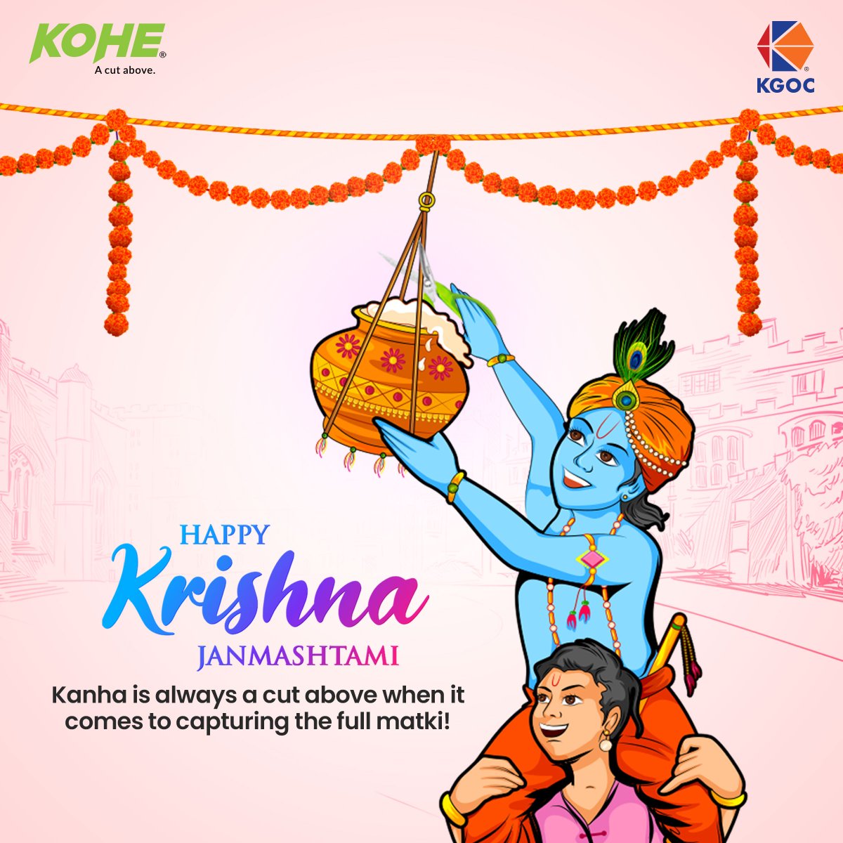 KgocKohe's tweet image. You know how Kanha always nails at capturing the Matki?

That’s because he’s simply #ACutAbove the rest!

Happy Krishna Janmashtami!

#KrishnaJanmashtmi #KoheKitchenEssentials #ACutAbove #Matki