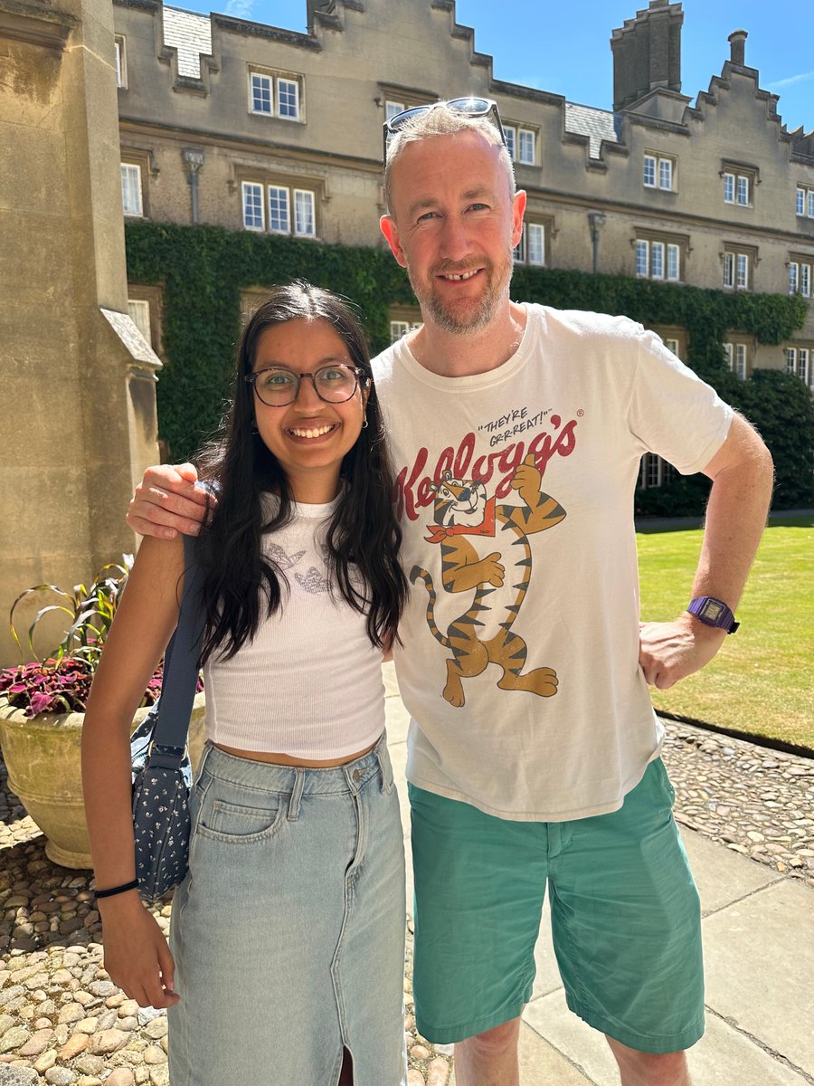 Sidney Sussex College, University of Cambridge (@sidneysussex) on Twitter photo How about this? Over two decades of College life separate <a href="/AlexHorne/">Alex Horne</a> (1997, Classics) and Diya Shah (2021, Linguistics), but they are united by laughter 😊
Read our interview with Diya at sid.cam.ac.uk/about-sidney/n…
and our chat with Alex at sid.cam.ac.uk/about-sidney/n…
#edfringe How about this? Over two decades of College life separate <a href="/AlexHorne/">Alex Horne</a> (1997, Classics) and Diya Shah (2021, Linguistics), but they are united by laughter 😊
Read our interview with Diya at sid.cam.ac.uk/about-sidney/n…
and our chat with Alex at sid.cam.ac.uk/about-sidney/n…
#edfringe
