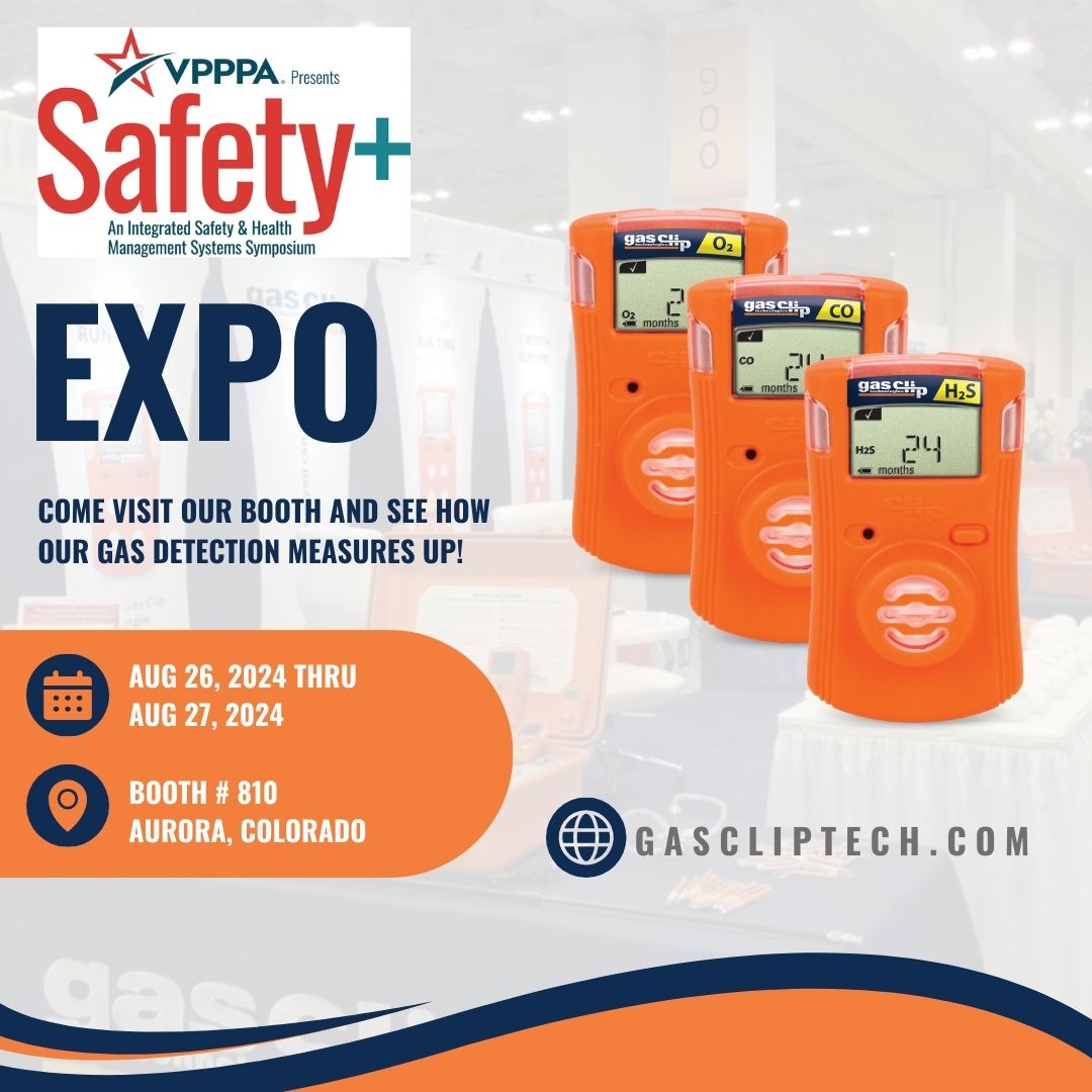 clip_gas's tweet photo. We can't wait to see you this year at the VPPPA Safety+ Expo. We will be demonstrating our portable gas detectors in booth #810! #vpppasafety+ #gasdetection #safety https://t.co/ShpvmnTPgG