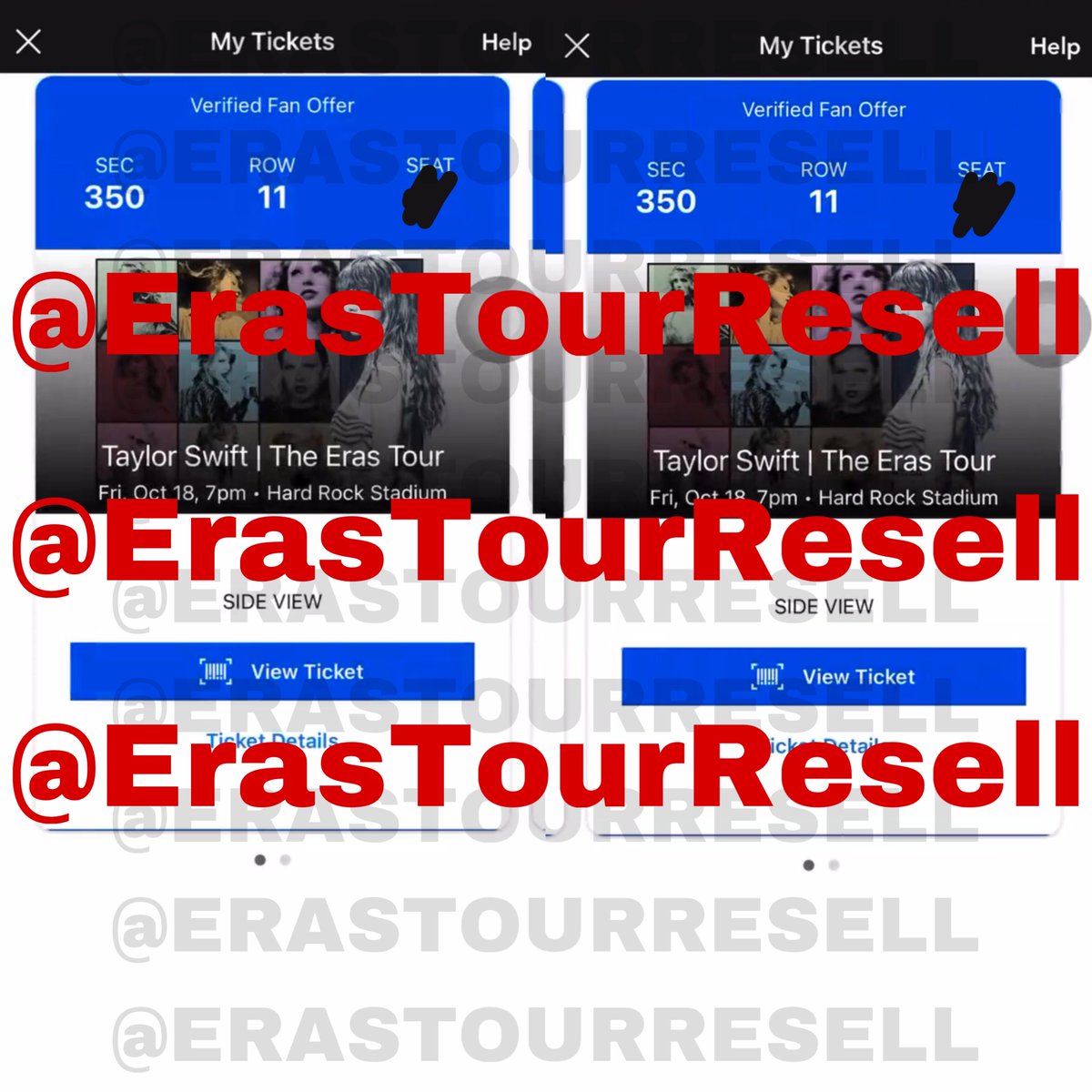 Eras Tour Resell tweet media