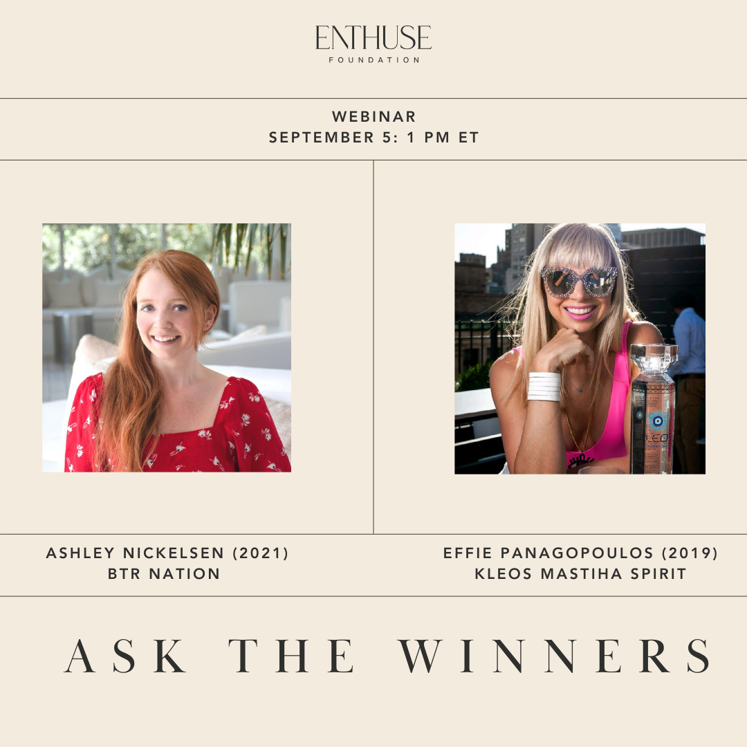 Enthuse_Fndn's tweet photo. Miss our webinar with '22 winner Regina Trillo of Nemi Snacks &amp; '23 winner Alison Evans of SAYSO? Here’s another chance to meet with past winners. Join Sept. 5 to hear from Ashley Nickelsen of BTR Nation &amp; Effie Panagopoulos of KLEOS. RSVP ⬇️ #NewtoNext

https://t.co/hPIQh2qunl https://t.co/liKk41xsAI