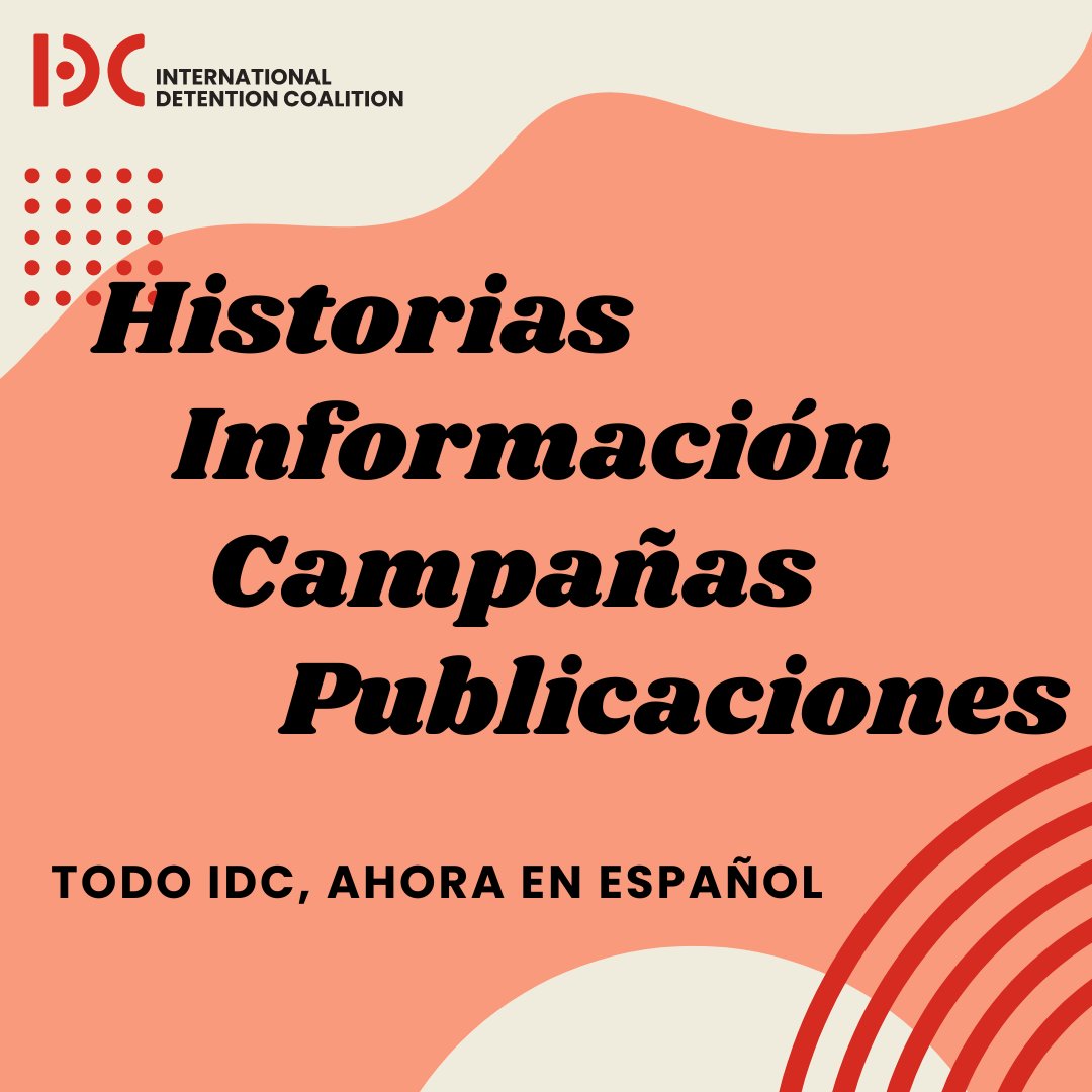 IDCAmericas's tweet photo. 🌍💪 Luchamos para poner fin a la detención migratoria. 
Conócenos y participa.

Todo IDC ahora DISPONIBLE EN ESPAÑOL 💬📢
 https://t.co/yhJQ4gLIKY 

#JuntxsPorElCambio https://t.co/cI6PXFIjBM