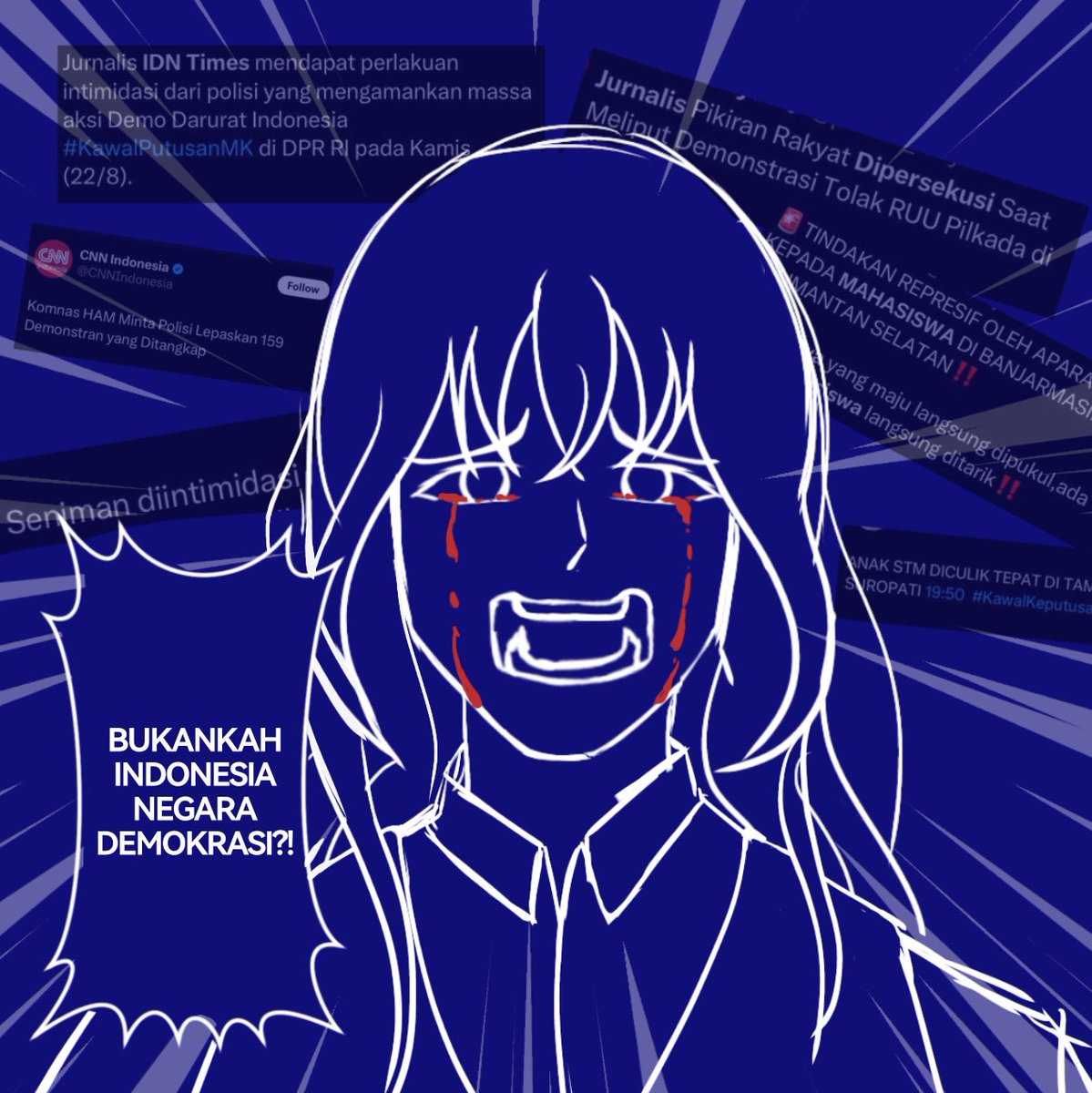 akihikaa_'s tweet image. Stay Safe

#KawalPutusanMK  
#MenjagaPutusanMK
#TolakPilkadaAkal2an 
#TolakPolitikDinasti 
#IndonesiaEmergencyDemocracy