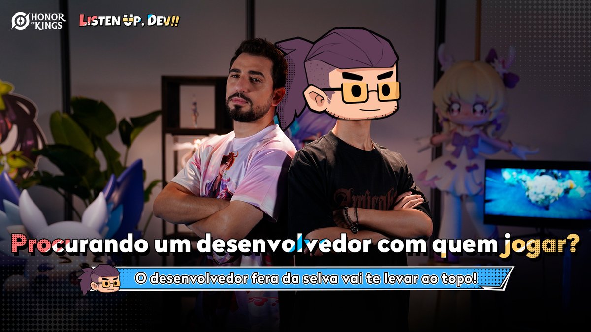 HoK_BR's tweet photo. Altman, um dos desenvolvedores de Honor of Kings, está aqui para responder alguns comentários que vocês deixaram nos últimos Fala, Dev!👑
Assista o vídeo e deixe seus comentários abaixo! 💬
📺https://t.co/3252hCLKIZ
#HonorofKingsBR #honorofkings #hok #listenupdev #FalaDev https://t.co/XPhhSuo0Pf