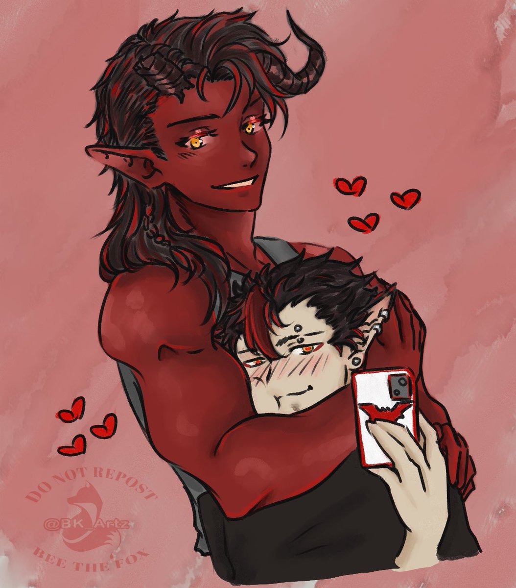 bk_artz's tweet image. #karlach #BG3 surprise art for @DigiHazard !