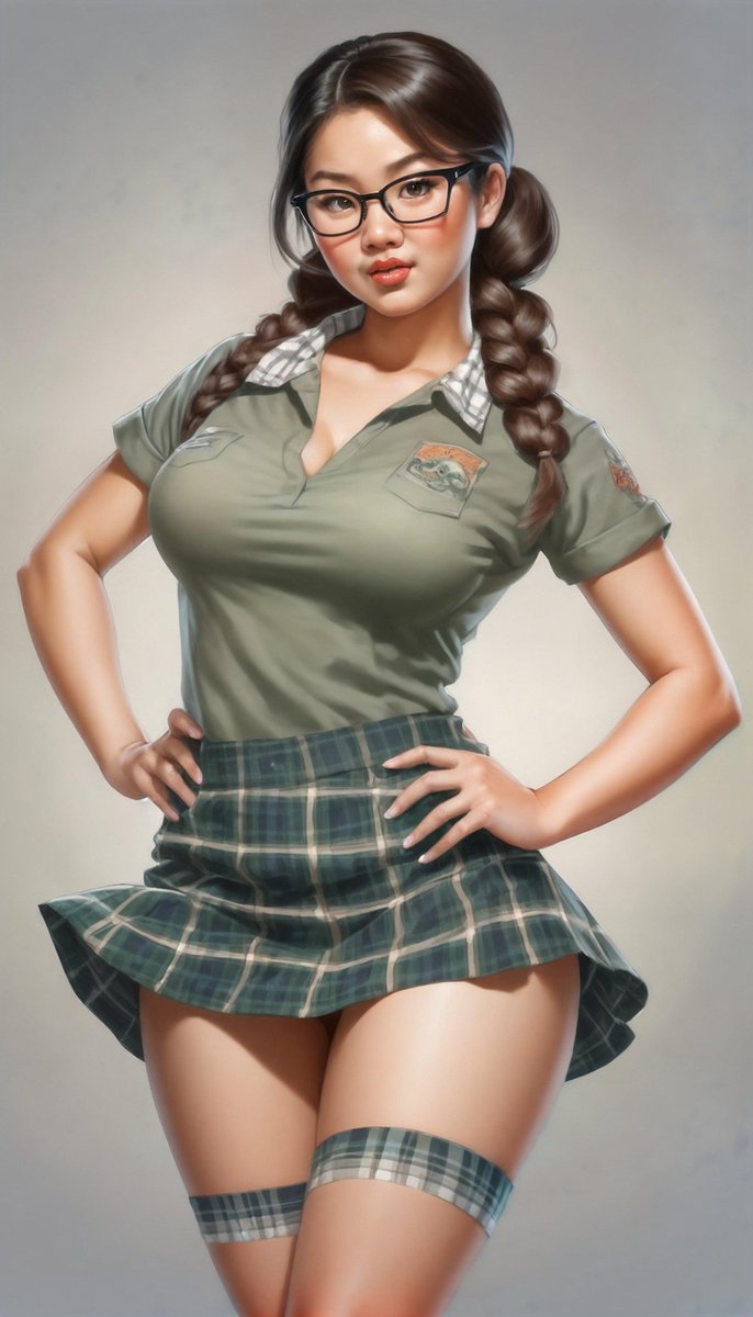 NewVintagePinup's tweet photo. Happy #FindYourInnerNerd day, X! I think we can all appreciate a day like this, nerds that so many of us are.

QT your nerd art 🤓

Hope you have a fantastic Friday!
#imgnai #pinup #aiart #aigirl #nerd #geek https://t.co/8ObLW6jG79