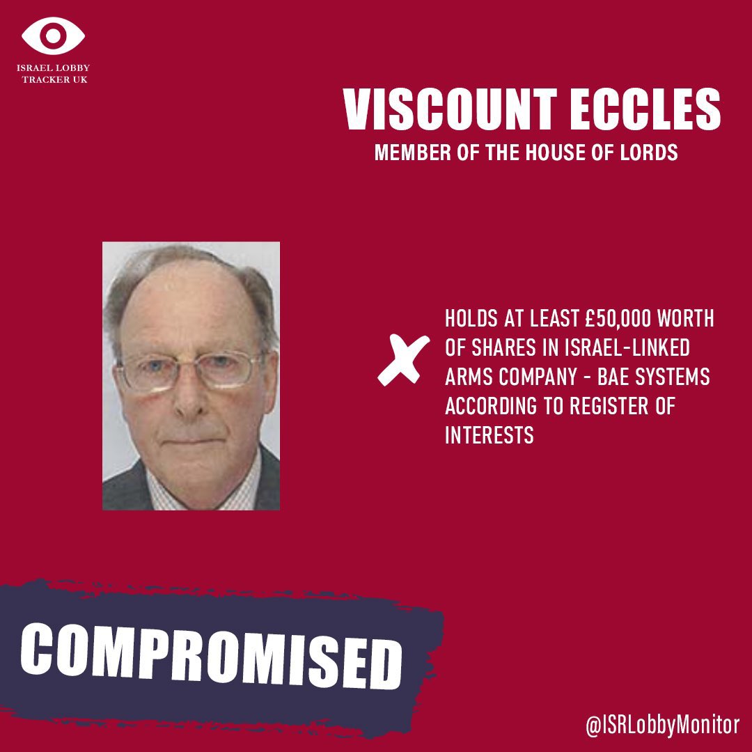 Israel Lobby Tracker UK tweet media