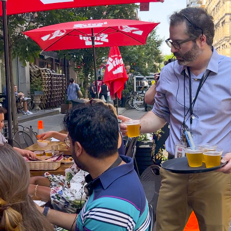 tenementmuseum's tweet photo. Get a taste of tenement history - our historic food tours are back! Join us on Foods of the Lower East Side and explore the food cultures that defined the neighborhood for 150 years. Visit 10 unique stops and try 5 small tastings from local LES vendors. https://t.co/XOC3R9fuV2 https://t.co/RZ3l6jllsP