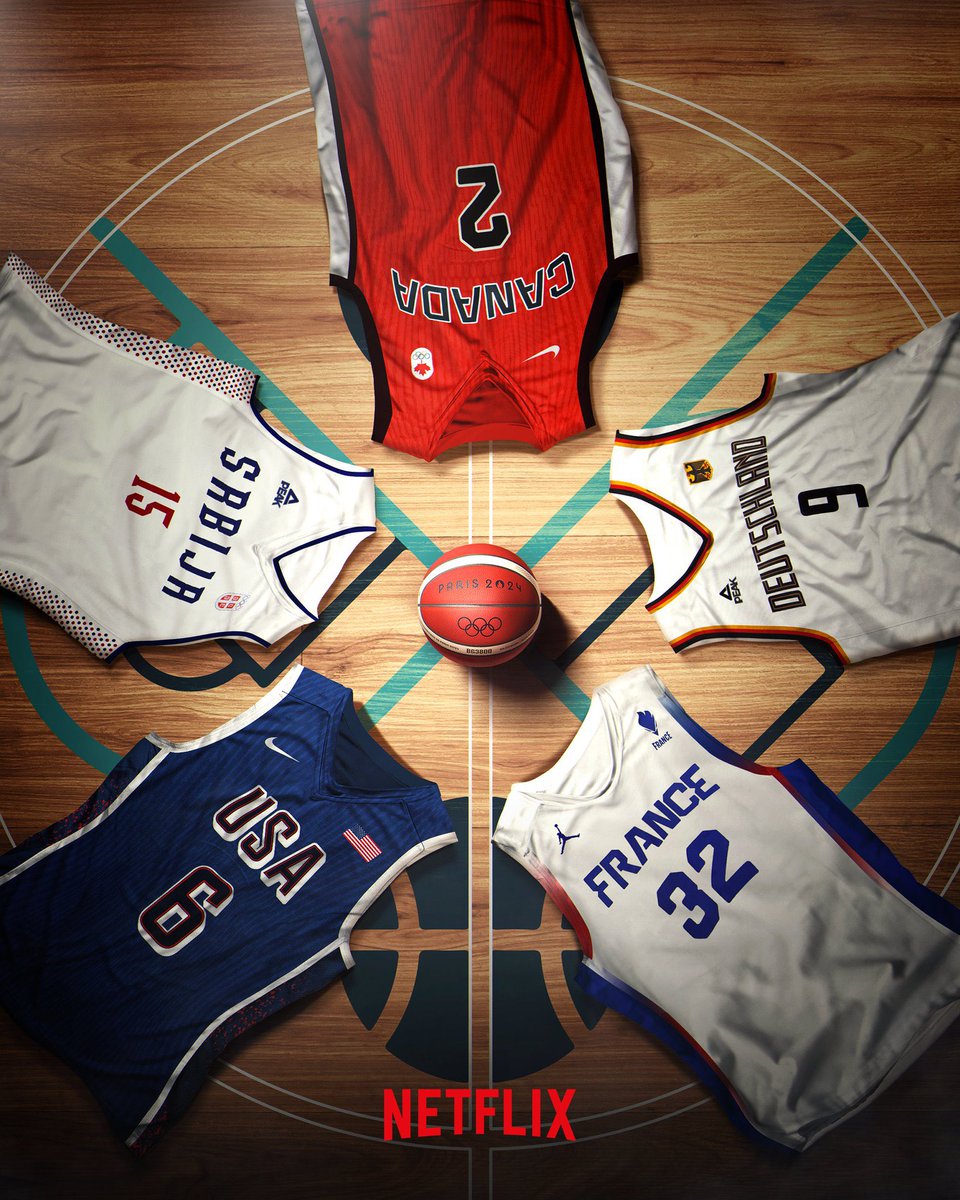 50NuancesDeNBA's tweet photo. 🎬 Netflix qui tease l’arrivée d’un doc sur les Jeux Olympiques de Paris 2024…👀🍿

OH LE BANGER QUI ARRIVE.

📸 - @netflix https://t.co/6yVKLbRPxj